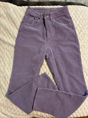 NWOT RAGGED Lilac Corduroy Straight-Leg Pants